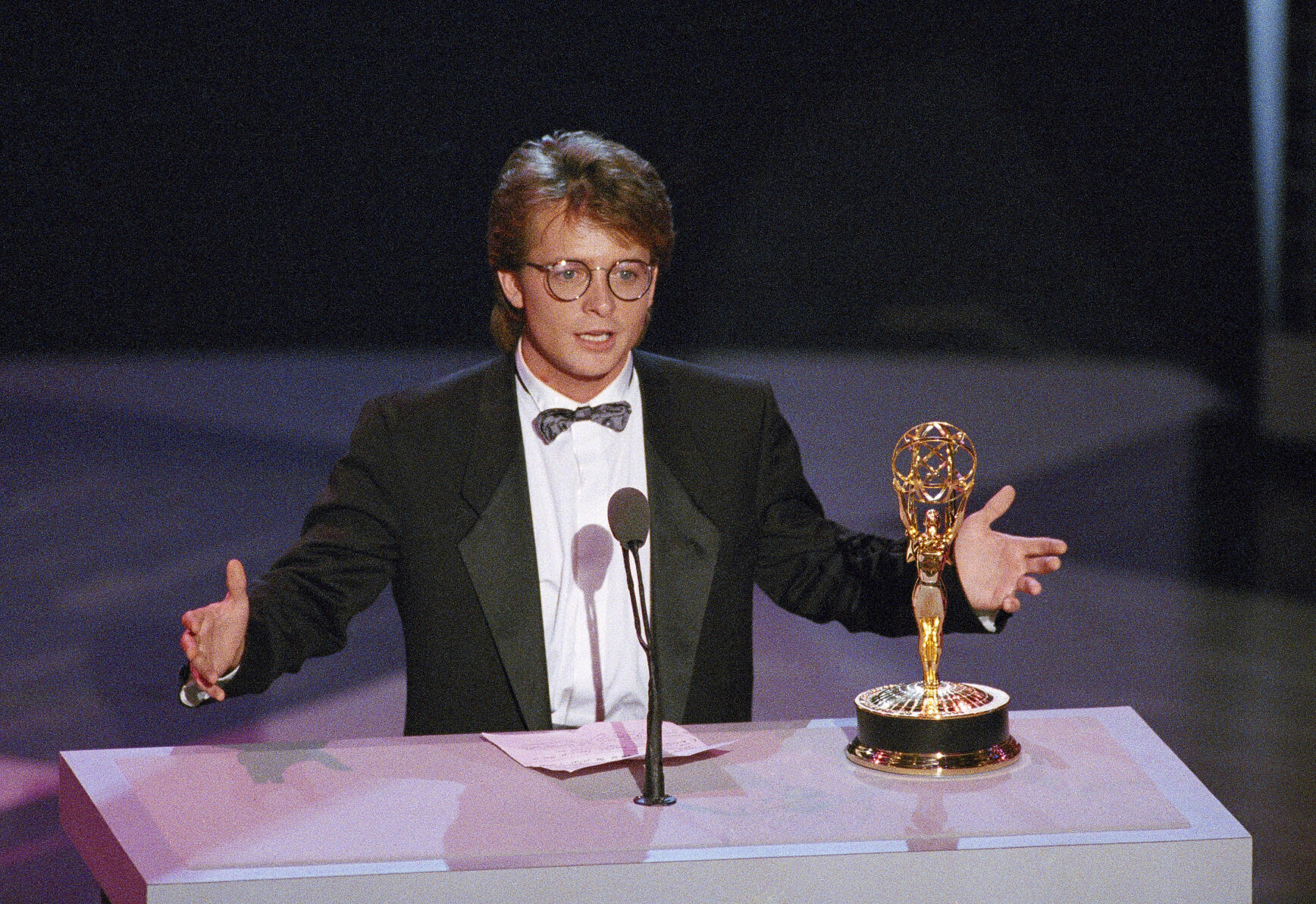 1987: Michael. J. Fox wins Emmy